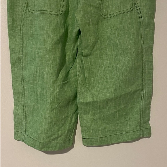 Foreign Policy Spring Green Linen Women's Knee Length Size 4 - Picture 7 of 10